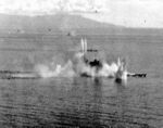 Sibuyan Sea: IJN superbattleship Musashi under attack and later sunk by Halsey's planes