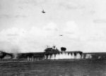 USS Hornet (CV 8) under attack at the Battle of the St. Cruz Islands