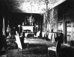 An early photo of the drawing room of the Pope Suite in the Saint Francis Hotel (Courtesy St. Francis Hotel)