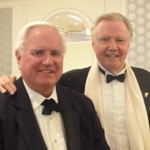 John with film actor ('Enemy of the State') John Voight.