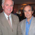 John J. Gobbell (left) with bestselling author Martin Cruz Smith (right).