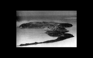 Corregidor looking east to west where Manila Bay exits into the South China Sea.
